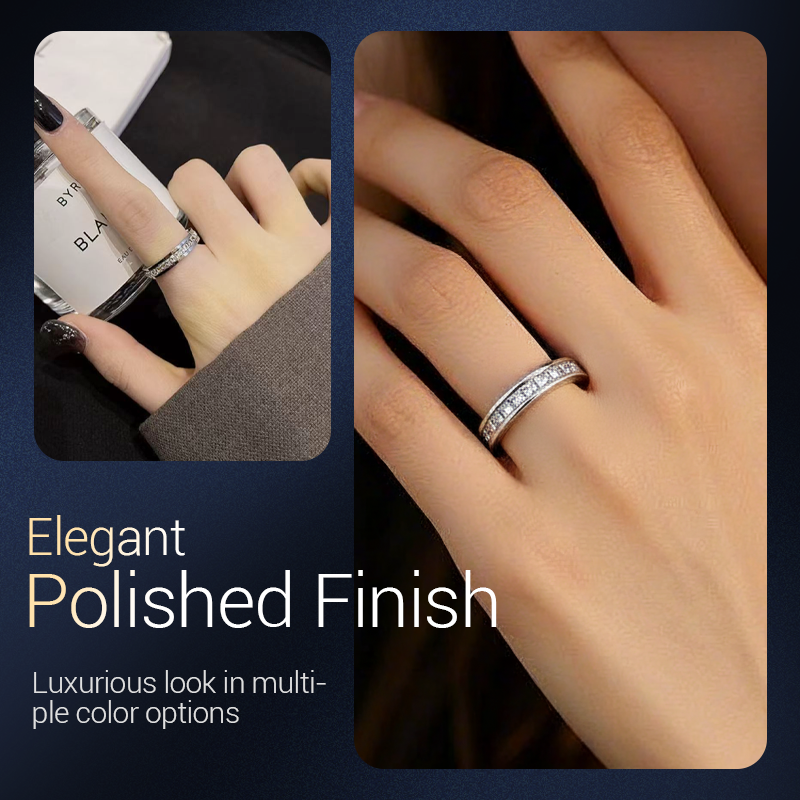 【📍קולקציה מעולה📍】טבעת ספינר מסתובבת מפלדת טיטניום עם זירקוניה