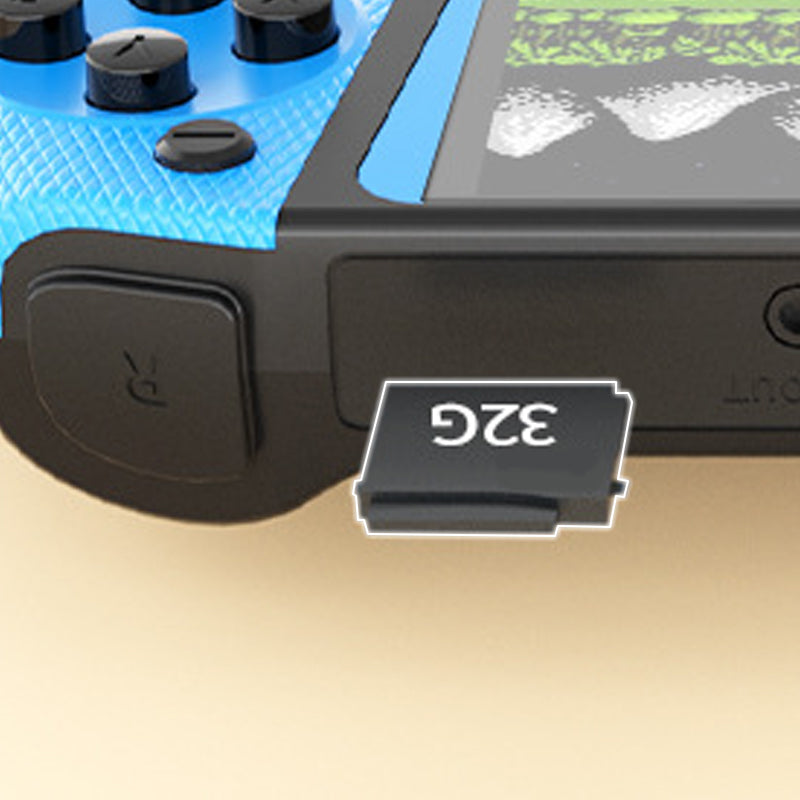 קונסולת משחק קלאסית ניידת עם מסך גדול 500 ב-1