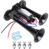 ⏳🔥LIMITED-TIME 50% OFF! ⏰🚨 Train Air Horn 120dB – Fits Trucks, Cars & Boats | 12V/24V, Waterproof & Tool-Free Install 🚛🔊