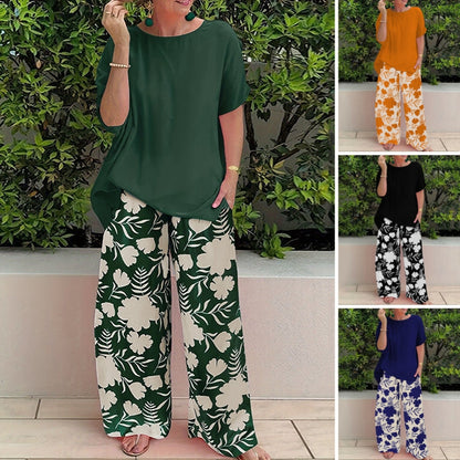 👚 🌸 חליפת קז'ואל דו-חלקית לנשים – רכה, נושמת ונוחה – מושלמת לבית, לטיולים וליום יום – סטייל קל לשילוב 🌿✨