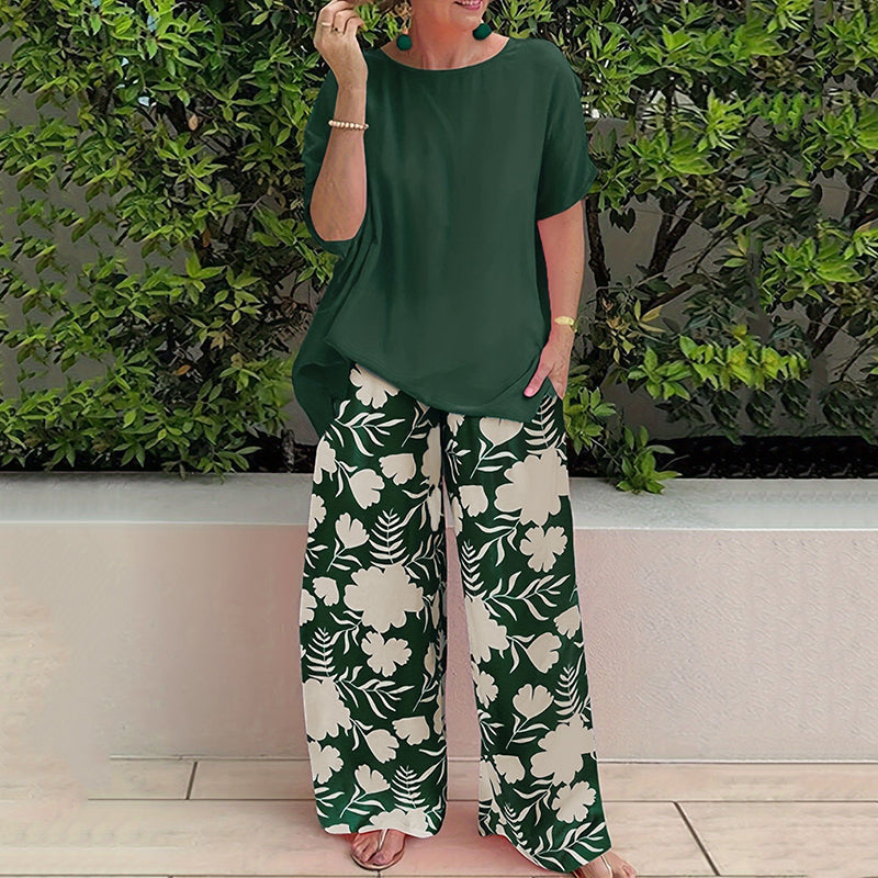 👚 🌸 חליפת קז'ואל דו-חלקית לנשים – רכה, נושמת ונוחה – מושלמת לבית, לטיולים וליום יום – סטייל קל לשילוב 🌿✨