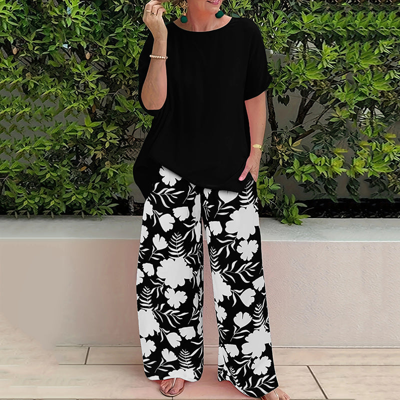 👚 🌸 חליפת קז'ואל דו-חלקית לנשים – רכה, נושמת ונוחה – מושלמת לבית, לטיולים וליום יום – סטייל קל לשילוב 🌿✨