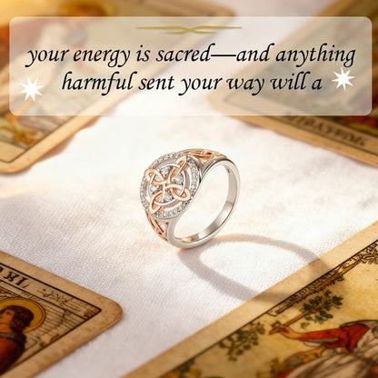 🔮✨New Arrival ✨💖Valentine's DayHot Sale 60% OFF✨💍Handmade Witch's Return-Knot Protection Ring💞Protect Your Loved Ones