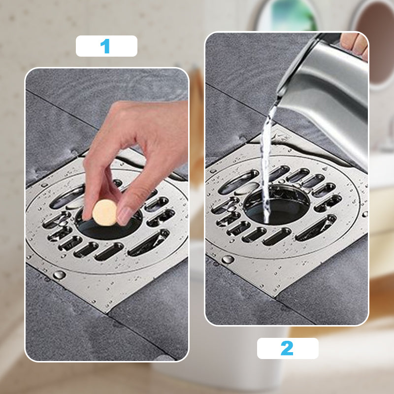 💧 טבליות תוססות לניקוי צינורות | ממיס שיער ושומן בדקות ✨ | בלי שפשוף ובלי כימיקלים 🌿