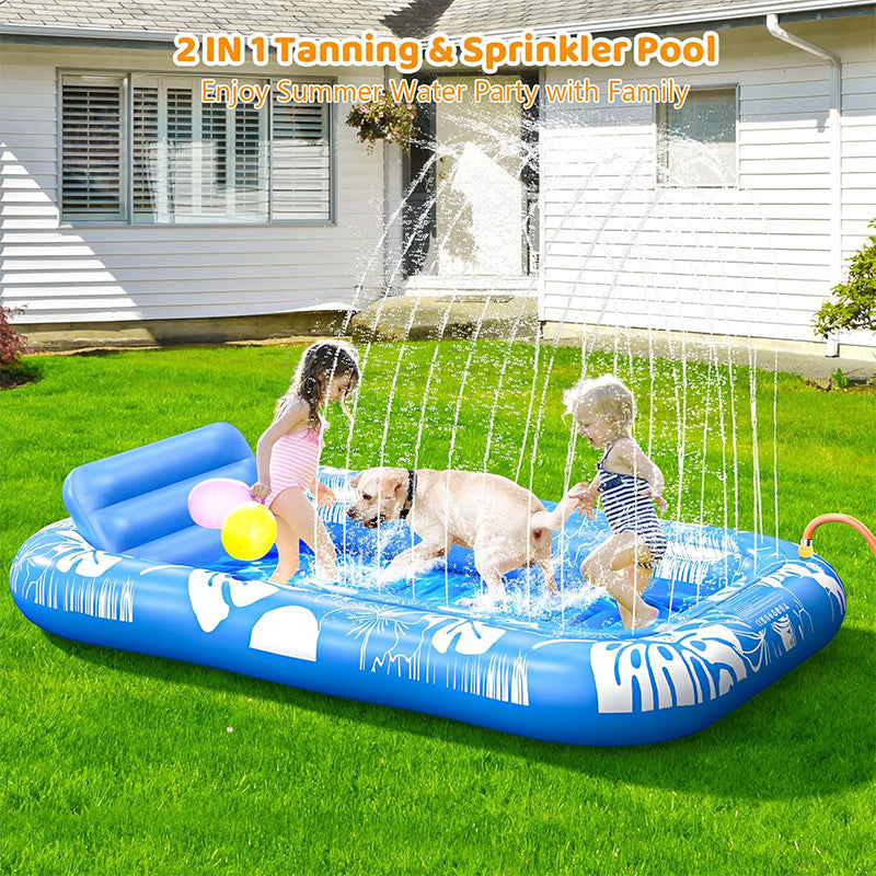 🏊🌊 מבצע פלאש 50%! כיסא נוח מתנפח לבריכה – זוגי, 208x130 ס"מ, 159 ק"ג, כרית ראש, מחזיקי כוסות, כיסוי כלול, מושלם להרפיה ושיזוף ☀️