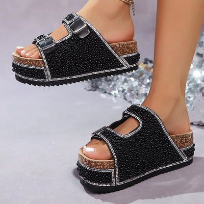 👡 50% הנחה! ✨ סנדלים עם אבזמים כפולים ועקב שעם – עיצוב אלגנטי, גזרה נוחה, ומושלמים למראה קיץ אופנתי 💎