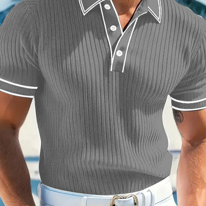 👕✨ חולצת פולו קצרה לגברים – סגנון קז'ואל ונוח 🔥