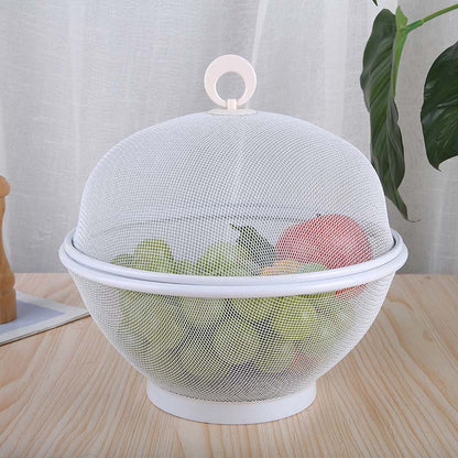🧺 סל פירות רשת נושמת עם מכסה | מסנן + הגנה מחרקים 🍓✨