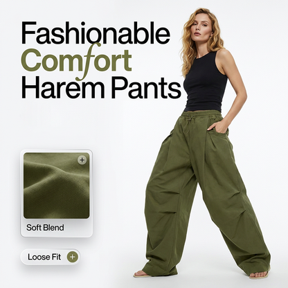 👖 מכנסי פנס רחבים עם קפלים | סטריט-וור נינוח 🌿