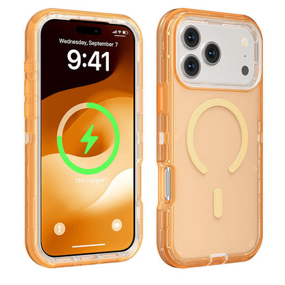 כיסוי מגנטי שקוף ועמיד בפני זעזועים לסדרת 13-17