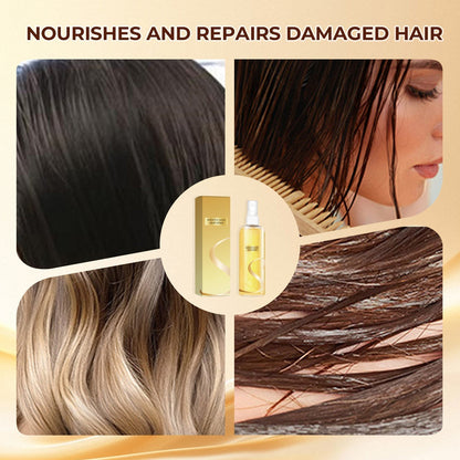 ✨💇 ספריי שמן לשיער השארת — ברק מחליק, לאורך זמן 💧🌟