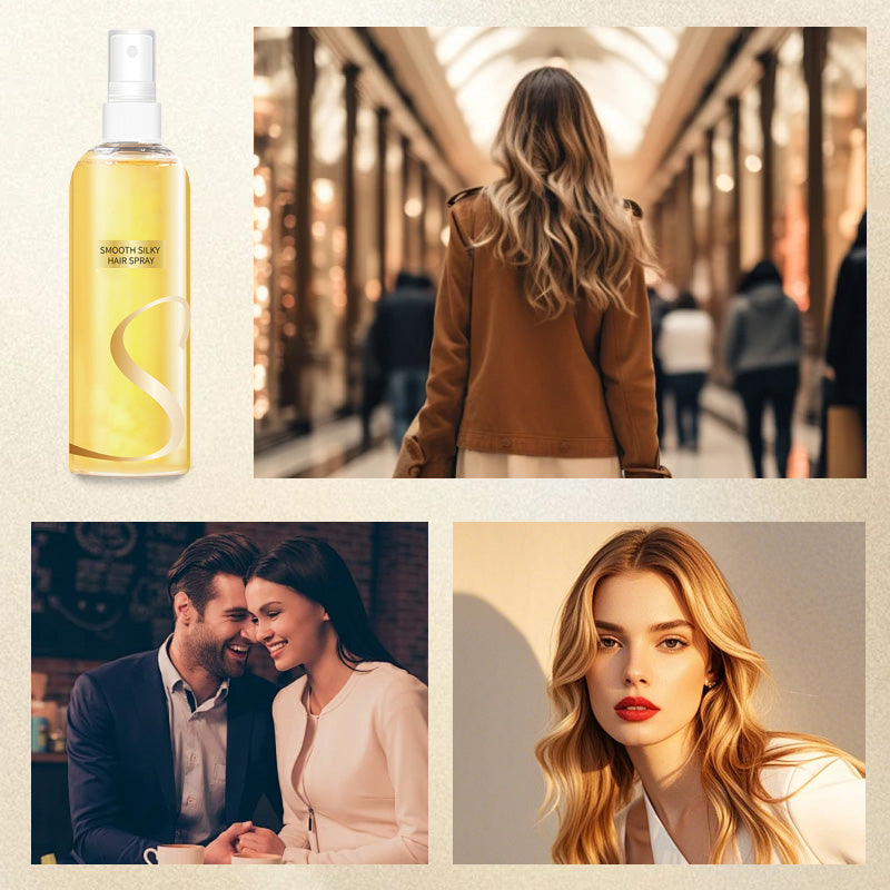 ✨💇 ספריי שמן לשיער השארת — ברק מחליק, לאורך זמן 💧🌟