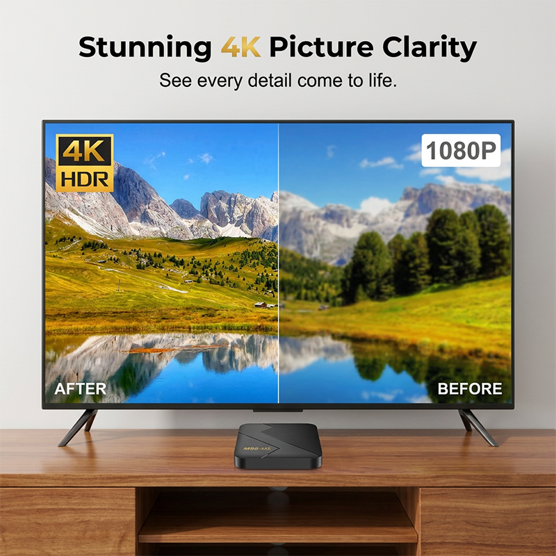 🎁מבצע חם: 50% הנחה⏳מכשיר Android TV עם Bluetooth