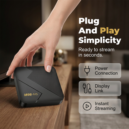 🎁מבצע חם: 50% הנחה⏳מכשיר Android TV עם Bluetooth