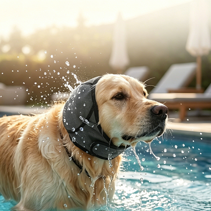 🐶🛡️ Waterproof Dog Calming Hoodie | Noise & Water Protection
