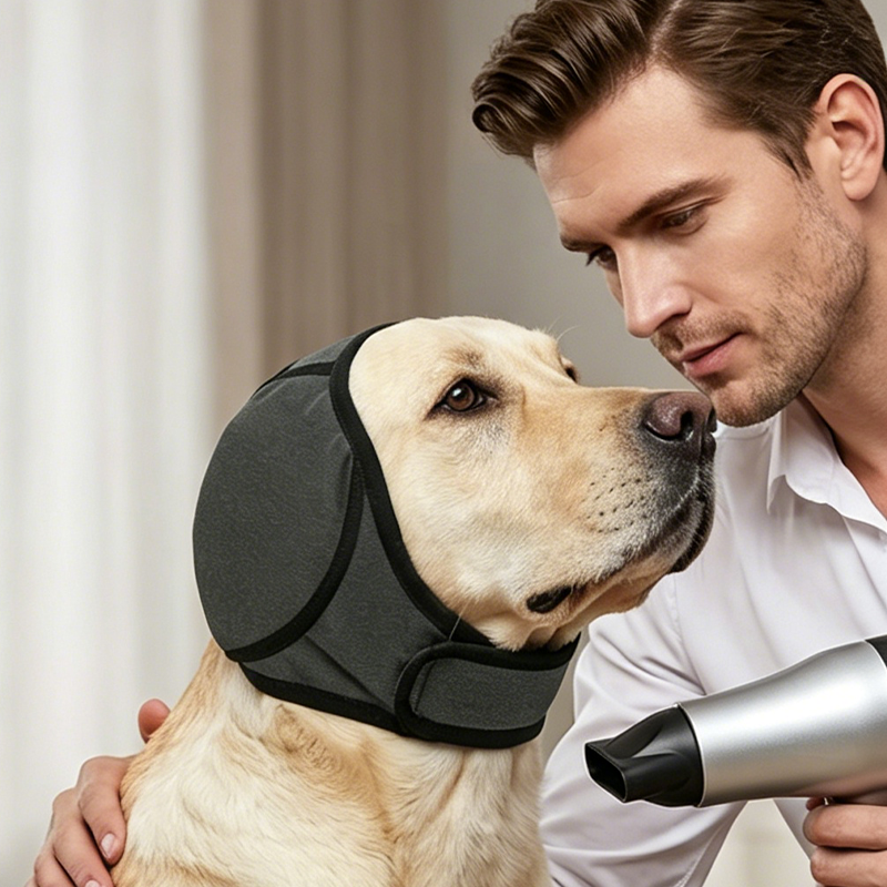 🐶🛡️ Waterproof Dog Calming Hoodie | Noise & Water Protection