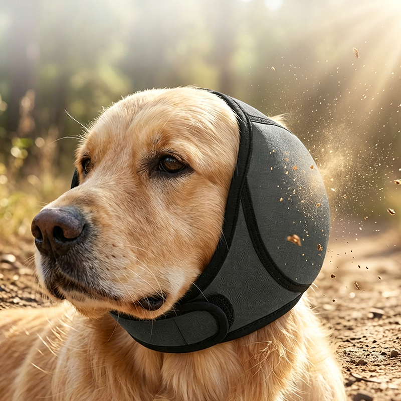 🐶🛡️ Waterproof Dog Calming Hoodie | Noise & Water Protection