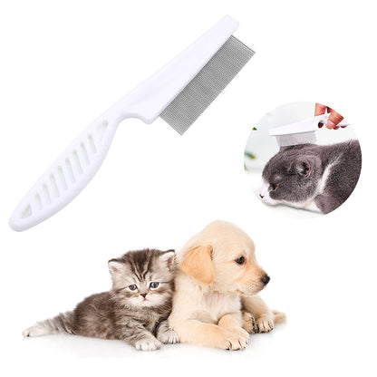 🐾 קנה 1 קבל 1 חינם! 🛁 מסרק טיפוח רב-תכליתי לחיות מחמד – הסרת כתמי דמעות ופרעושים עם מחטי נירוסטה עדינות ✨