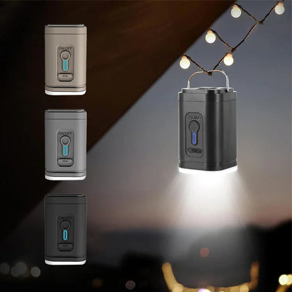 🔋 משאבת אוויר נטענת לקמפינג | ניפוח מהיר + תאורת LED ✨ | קומפקטית וניידת 🌿