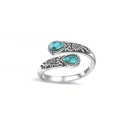 💍 טבעת וינטג׳ בעבודת יד | זירקון טיפתני נוצץ ✨ | לאישה שיודעת מי היא 🌸