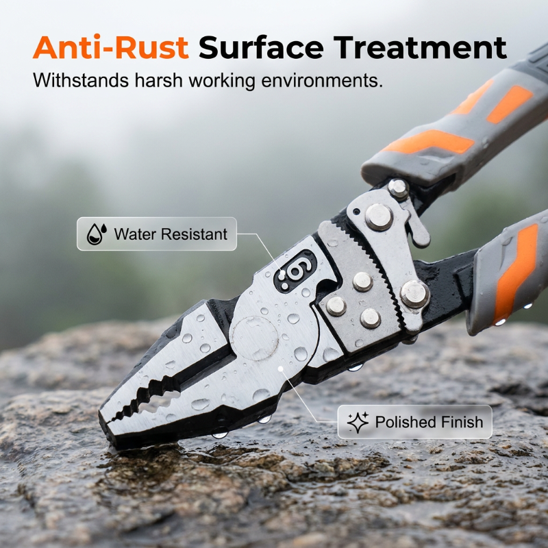 🛠️ 50% OFF! ⚡ Ratchet Lineman's Pliers – Cut, strip, grip & crimp in one ✨