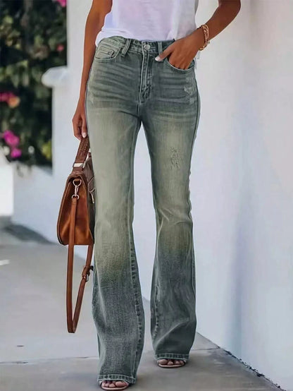 👖✨ ג'ינס בוטקאט עם שליטה בבטן – מחמיא לכל הסגנונות