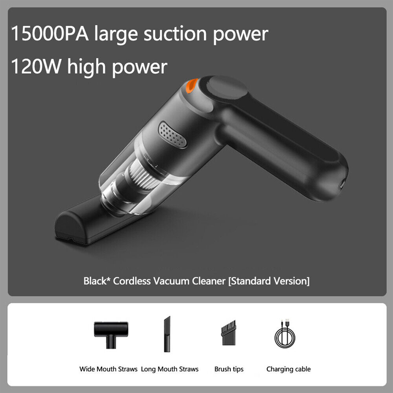 🔋 שואב אבק אלחוטי עוצמתי לרכב – 10000Pa ספיגה חזקה ✨ | פילטר HEPA נשלף 🚗