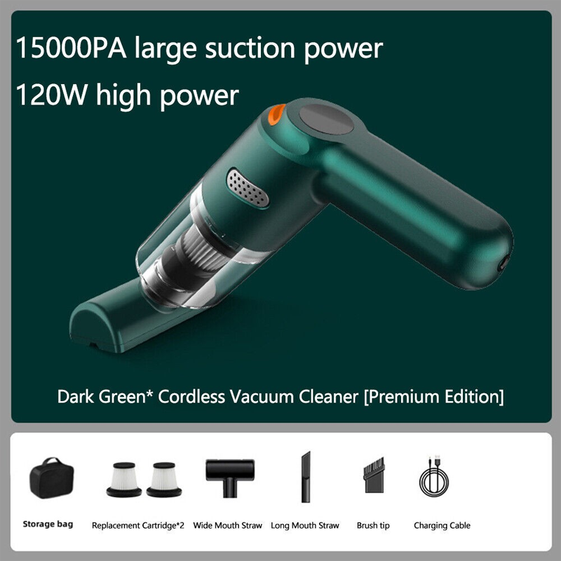 🔋 שואב אבק אלחוטי עוצמתי לרכב – 10000Pa ספיגה חזקה ✨ | פילטר HEPA נשלף 🚗