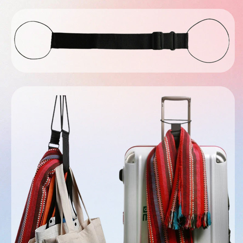 ✈️ רצועת מזוודה ידיים פנויות | אלסטית, בטוחה וקלת משקל 🧳