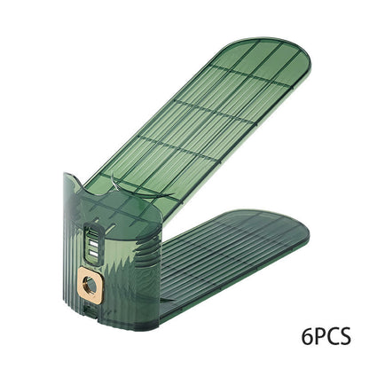 👟 Adjustable Double-Decker Shoe Organizer | Space-Saving Shoe Stacker 👠