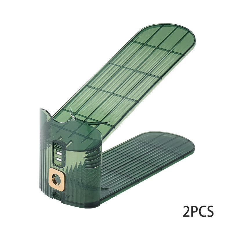 👟 Adjustable Double-Decker Shoe Organizer | Space-Saving Shoe Stacker 👠
