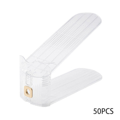 👟 Adjustable Double-Decker Shoe Organizer | Space-Saving Shoe Stacker 👠