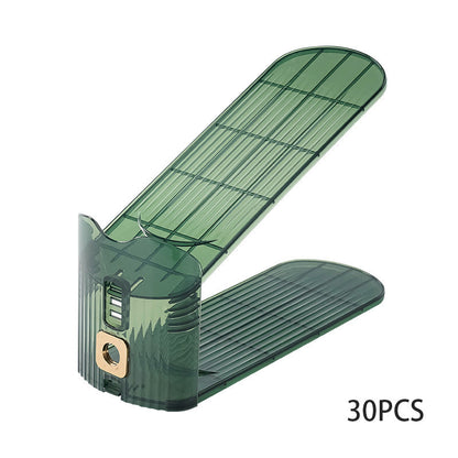 👟 Adjustable Double-Decker Shoe Organizer | Space-Saving Shoe Stacker 👠