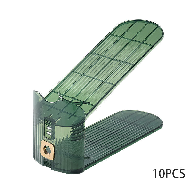 👟 Adjustable Double-Decker Shoe Organizer | Space-Saving Shoe Stacker 👠