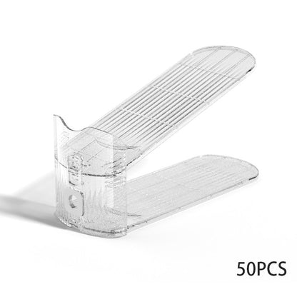 👟 Adjustable Double-Decker Shoe Organizer | Space-Saving Shoe Stacker 👠