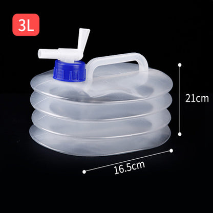 💧 מיכל מים מתקפל נטול BPA – פלסטיק כשר למזון, נטול ריח, עמיד | מושלם לשתייה, בישול וטיולים 🏕️