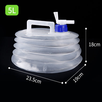 💧 מיכל מים מתקפל נטול BPA – פלסטיק כשר למזון, נטול ריח, עמיד | מושלם לשתייה, בישול וטיולים 🏕️