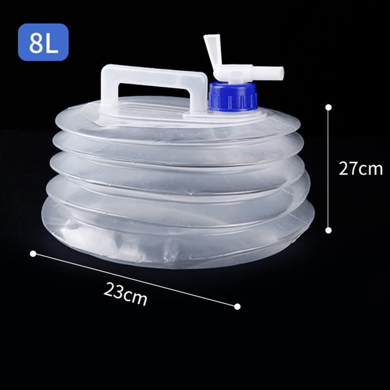 💧 מיכל מים מתקפל נטול BPA – פלסטיק כשר למזון, נטול ריח, עמיד | מושלם לשתייה, בישול וטיולים 🏕️