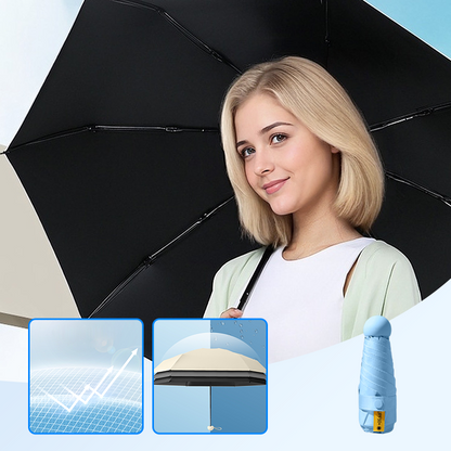 ☂️ מטריה קומפקטית עם הגנת UV | עמידה ברוח ועמידה למים 🌧️✨