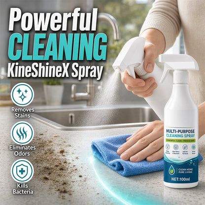 🧴 תרסיס ניקוי רב-תכליתי KINESHINEX | מפרק שומן, כתמים ועובש ✨ | מטבח, אמבטיה ורכב 🌿