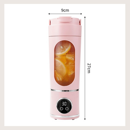 🍋 בלנדר נייד נטען USB | הופך לכוס שתייה ✨ | 700מל קל לניקוי 🌀