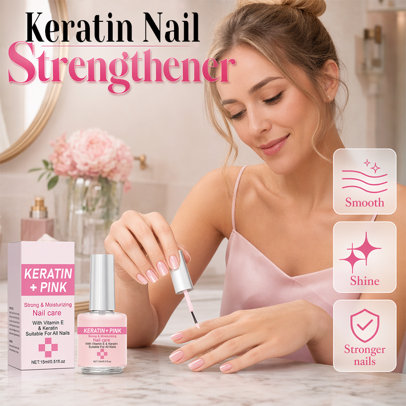 💅 טיפול ציפורניים עם קראטין | מחזק, מחליק ומבריק ✨ | 15מל לטיפול יומיומי 🌟