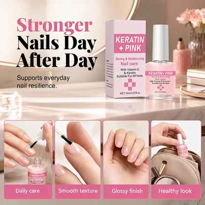 💅 טיפול ציפורניים עם קראטין | מחזק, מחליק ומבריק ✨ | 15מל לטיפול יומיומי 🌟
