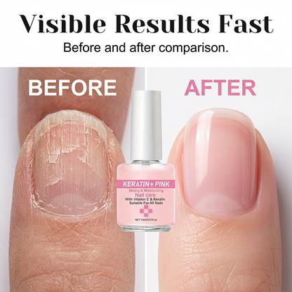 💅 טיפול ציפורניים עם קראטין | מחזק, מחליק ומבריק ✨ | 15מל לטיפול יומיומי 🌟