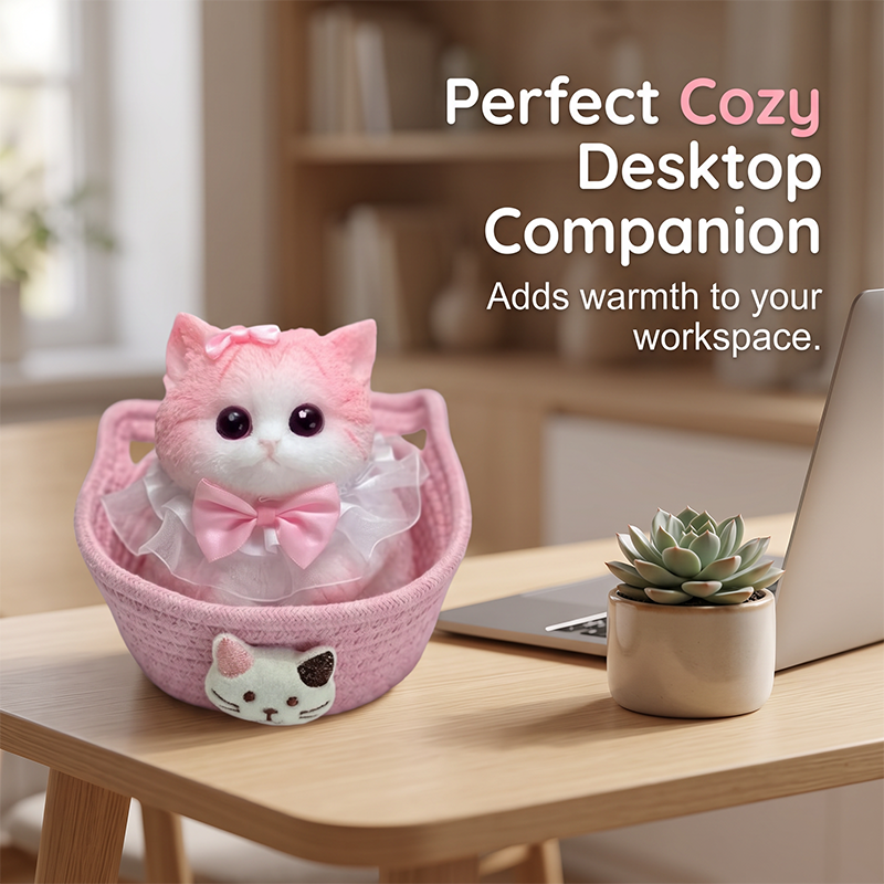 🐹 🐱 Squishy Cat Plush Toy – Soft Slow-Rebound Stress Relief Companion