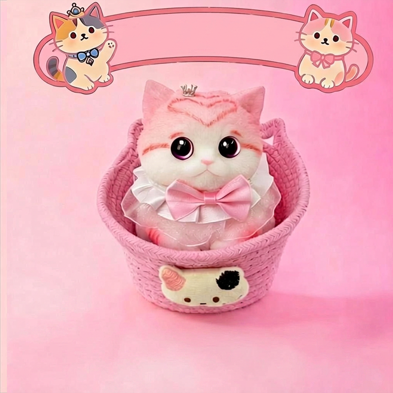 🐹 🐱 Squishy Cat Plush Toy – Soft Slow-Rebound Stress Relief Companion