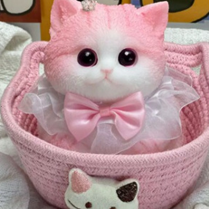 🐹 🐱 Squishy Cat Plush Toy – Soft Slow-Rebound Stress Relief Companion