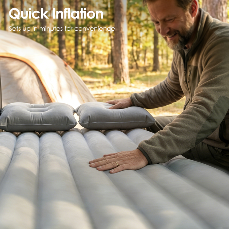 🚗Inflatable Car Air Mattress Travel Bed