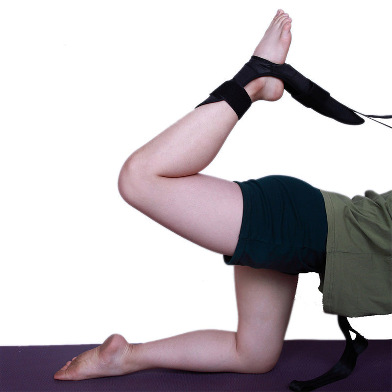 🧘‍♂️💪 רצועת מתיחה לרגליים ורגליים | 6 ידיות אחיזה | מתאימה ליוגה, ריקוד ושיקום | ניידת וקלה ✅