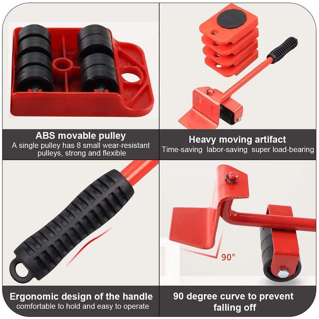 📢📢40%  OFF !! ⏰ Furniture Moving System — Lift & Slide, 360° Rotation 🏠